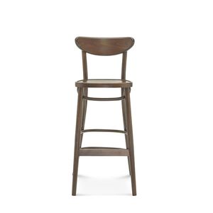 chaise de bar classique / en bois / pour restaurant
