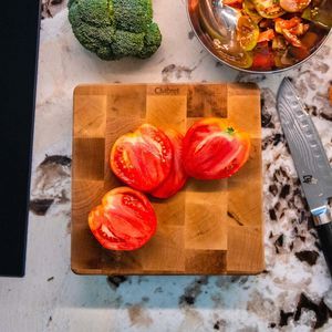 planche à découper en hêtre
