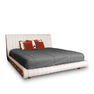 lit king size / queen size / design scandinave / tapissé