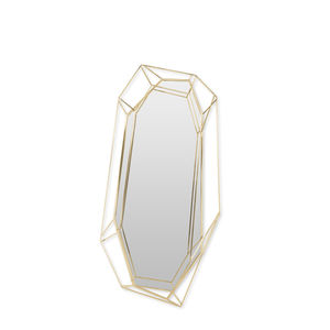 miroir de salle de bain mural / de salon / design original / en laiton