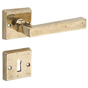 poignée de porte / en métal / de style / aspect doré