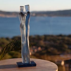 sculpture en cristal