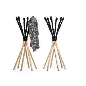 porte-manteau sur pied / contemporain / en hêtre