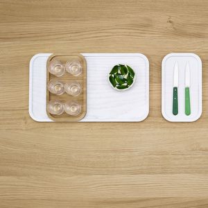 plateau de service en bois massif / à usage domestique