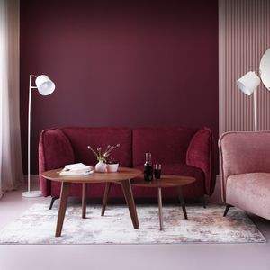 canapé contemporain / en tissu / pour hôtel / pour salon d'esthétique