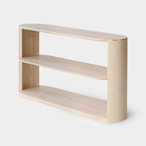 étagère basse / contemporaine / en chêne / en bois massif
