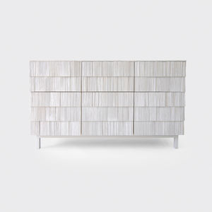 buffet contemporain / en pin / gris