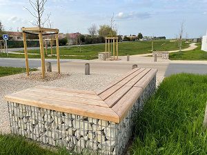 banc public contemporain