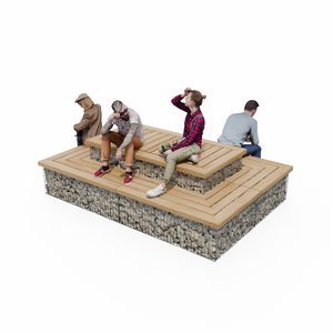 banc public contemporain