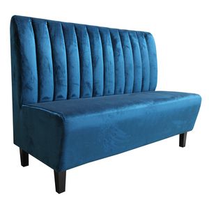 banquette de bistrot modulable / contemporain / en tissu / en simili cuir