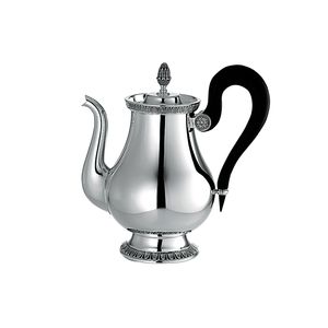 théière en métal argenté