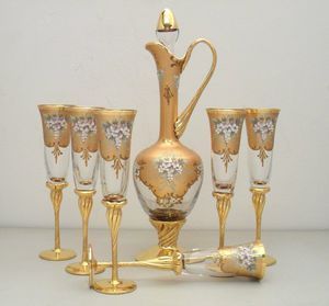 flûte à champagne en verre