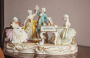 sculpture en porcelaine