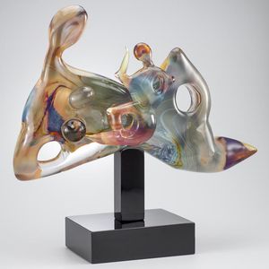 sculpture en verre de Murano