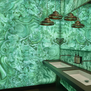 panneau décoratif en résine / en aluminium / composite / mural