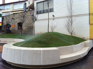 banc public contemporain