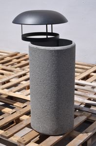 poubelle en béton