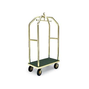 chariot à bagages / professionnel / pour hôtel / en inox