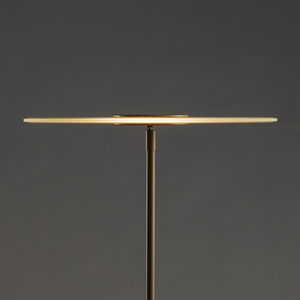 lampe sur pied / contemporaine / en laiton / en verre