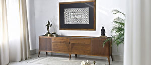 ensemble TV mural contemporain