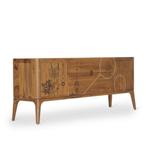 ensemble TV mural contemporain