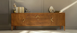 ensemble TV mural contemporain