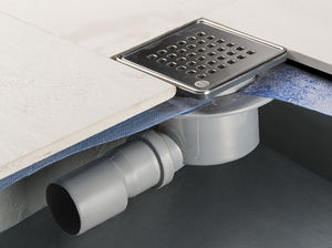 bonde de douche en acier inox 1