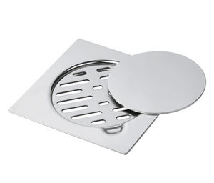 siphon de sol en acier inox