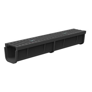 caniveau en fonte / avec grille / pour espace public
