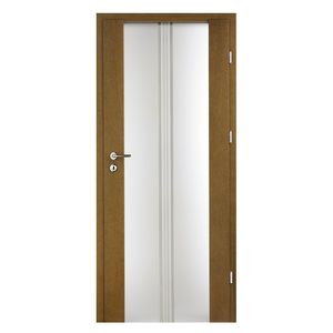 porte d'intérieure / battante / en MDF / en verre trempé