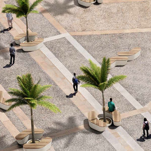 banc public contemporain