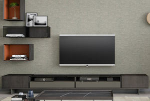 ensemble TV mural contemporain