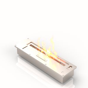 brûleur au bioéthanol en inox 1