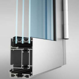 profilé pour porte en aluminium