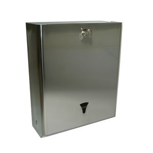 distributeur d'essuie-mains mural / en inox