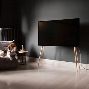 support TV sur pied contemporain