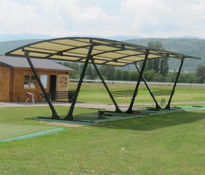 abri pour terrain de sport