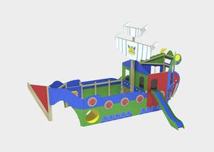 structure de jeu pour aire de jeux / pour parc aquatique / pour établissement public / pour crèche