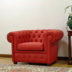 fauteuil chesterfield / en tissu / en cuir / sur mesure