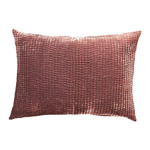 coussin rectangulaire / uni / en lin / en soie