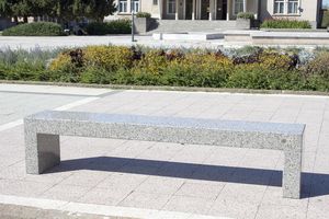 banc public / contemporain / en béton fibré