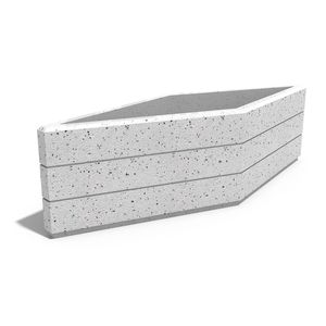 jardinière en béton fibré