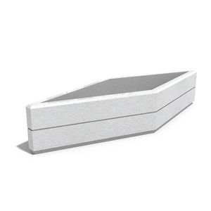 jardinière en béton fibré