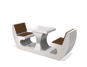ensemble table et chaises contemporain