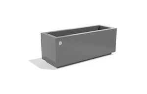 jardinière en acier inoxydable