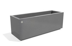 jardinière en acier inoxydable