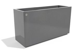 jardinière en acier inoxydable