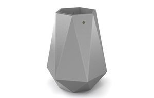 jardinière en acier inoxydable