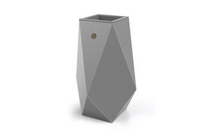 jardinière en acier inoxydable