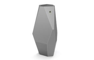 jardinière en acier inoxydable
